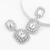 Alloy Geometric Fashion Exaggerated Claw Chain Diamond Rhinestone Glass Diamond Earrings