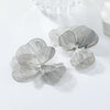 Alloy Geometric Flower Tassel Hollow Diamond Women's Earrings