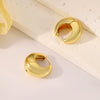 Alloy Geometric Goldplated Earrings For Women
