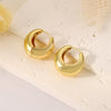 Alloy Geometric Goldplated Earrings For Women