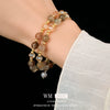 Alloy Geometric Handmade Multilayer Women's Crystal Bracelet