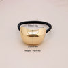 Alloy Geometric High Elastic Bow Hair Rope Hair Accessories Electroplated