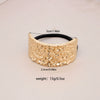 Alloy Geometric High Elastic Bow Hair Rope Hair Accessories Electroplated