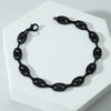 Alloy Geometric Hip Hop Personality Charm Jewelry Set With Cuban Chain Bracelet And Necklace