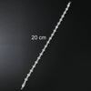 Alloy Geometric Hip Hop Tennis Bracelet Electroplated Unisex Men's Accessories
