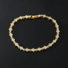Alloy Geometric Hip Hop Tennis Bracelet Electroplated Unisex Men's Accessories