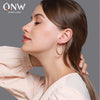 Alloy Geometric Hollow Circle Electroplating Women's Wrapped Beaded Earrings