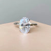 Alloy Geometric Inlaid Zircon Handmade Electroplated Ring