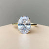 Alloy Geometric Inlaid Zircon Handmade Electroplated Ring