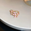 Alloy Geometric Inlaid Zircon Women's Ring Luxury Jewelry