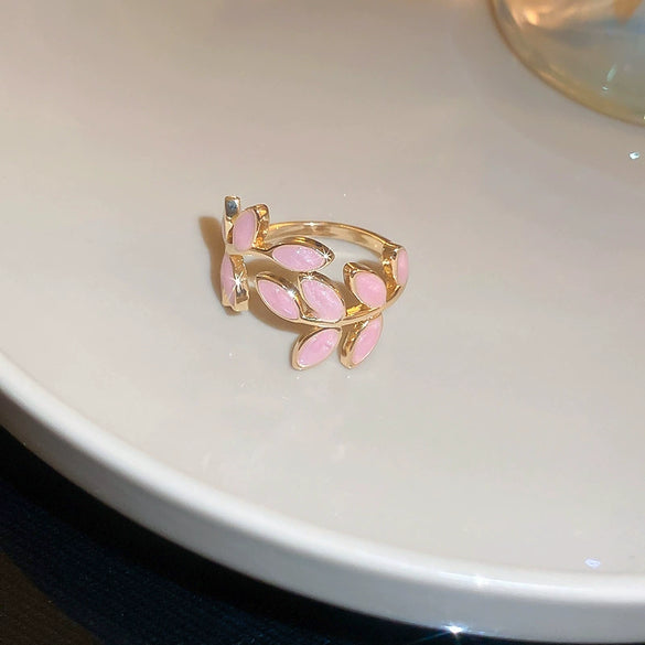 Alloy Geometric Inlaid Zircon Women's Ring Luxury Jewelry
