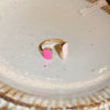 Alloy Geometric Inlaid Zircon Women's Ring Luxury Jewelry