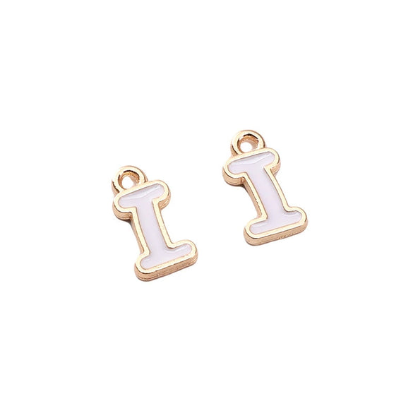 Alloy Geometric Irregular Alphabet Beads Handmade Bracelet Jewelry Accessories