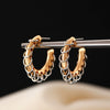 Alloy Geometric Long Tassel Chain Earrings For Women Electroplated