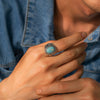 Alloy Geometric Men's Retro Ring
