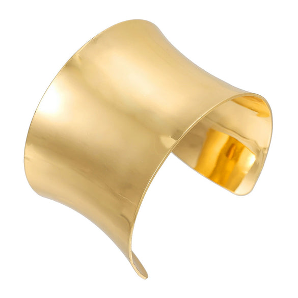 Alloy Geometric Metal Bracelets Electroplated Diamondencrusted Multilayered Glossy Hollow Open For Women