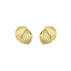 Alloy Geometric Metal Texture Staggered Electroplated Women's Earrings