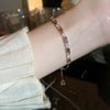 Alloy Geometric Microinlay Zircon Women's Bracelet