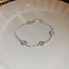Alloy Geometric Microinlay Zircon Women's Bracelet