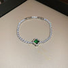 Alloy Geometric Microinlay Zircon Women's Bracelet