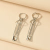 Alloy Geometric Micropaved Zircon Electroplated Paperclip Bracelet For Women