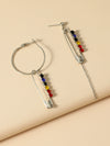 Alloy Geometric Micropaved Zircon Electroplated Paperclip Bracelet For Women