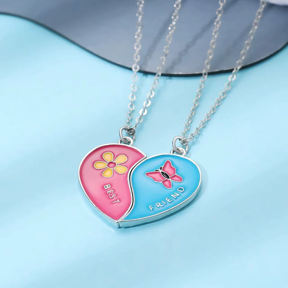 Alloy Geometric Minimalist Electroplated Twopiece Set Necklace With Stars Moon And Sun Splicing