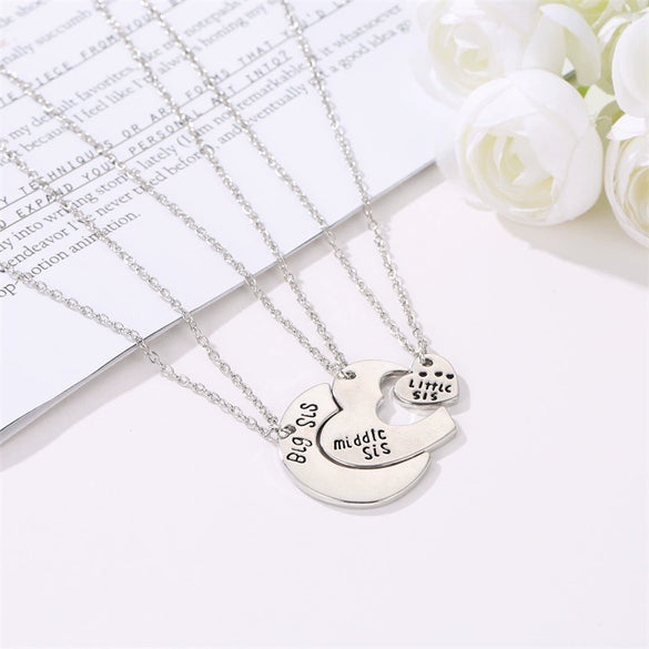 Alloy Geometric Minimalist Electroplated Twopiece Set Necklace With Stars Moon And Sun Splicing