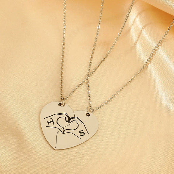 Alloy Geometric Minimalist Electroplated Twopiece Set Necklace With Stars Moon And Sun Splicing