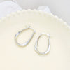 Alloy Geometric Mobius Earrings With Electroplating For Women