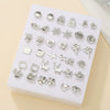 Alloy Geometric Multipattern Cartoon Earrings Electroplated Manufacturer Wholesale
