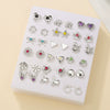Alloy Geometric Multipattern Cartoon Earrings Electroplated Manufacturer Wholesale