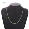 Alloy Geometric Nk Chain Necklace Jewelry Electroplating For Men And Women