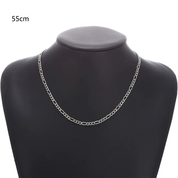 Alloy Geometric Nk Chain Necklace Jewelry Electroplating For Men And Women