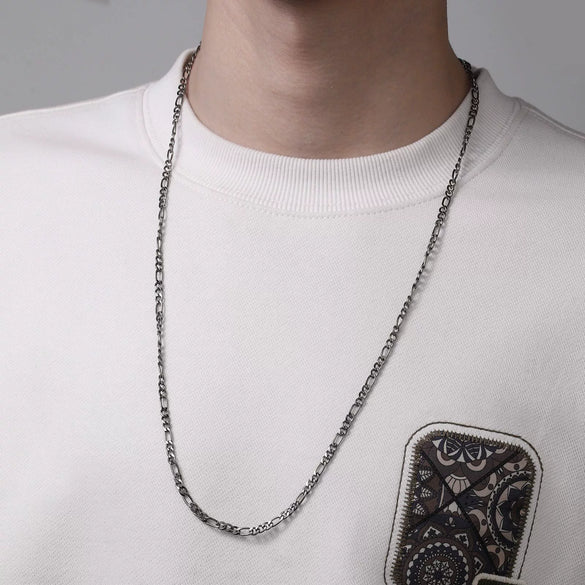 Alloy Geometric Nk Chain Necklace Jewelry Electroplating For Men And Women