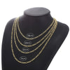 Alloy Geometric Nk Chain Necklace Jewelry Electroplating For Men And Women