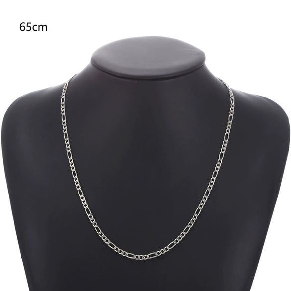 Alloy Geometric Nk Chain Necklace Jewelry Electroplating For Men And Women