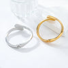 Alloy Geometric Open Metal Bracelet With Diamond Design