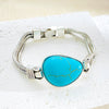 Alloy Geometric Oval Bracelet With Electroplating Design For Men And Women