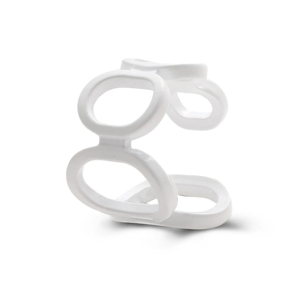 Alloy Geometric Painted Colorful Ring Unisex Retro Style