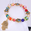 Alloy Geometric Palm Pendant Bracelet Jewelry Electroplated For Women