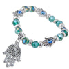 Alloy Geometric Palm Pendant Bracelet Jewelry Electroplated For Women