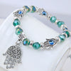 Alloy Geometric Palm Pendant Bracelet Jewelry Electroplated For Women