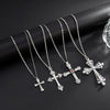 Alloy Geometric Pattern Handmade Men's Jewelry Cross Pendant Necklace
