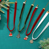 Alloy Geometric Pendant Necklace For Women Electroplated Hip Hop Style Christmas Gift