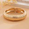 Alloy Geometric Personality Exaggerated Wide Face Electroplated Bracelet