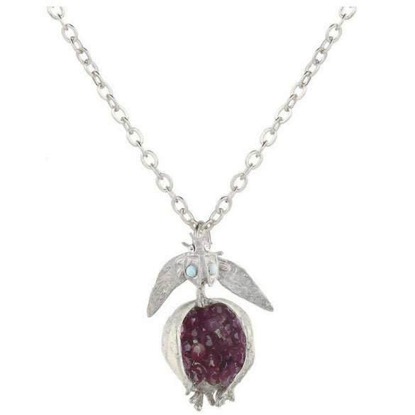 Alloy Geometric Pomegranate Gold Plated Necklace For Women