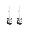 Alloy Geometric Punk Electric Guitar Earrings For Women With Electroplating