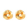 Alloy Geometric Retro Exaggerated Creative Women's Earrings With Electroplating Design