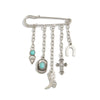 Alloy Geometric Retro Pendant Anklet For Women
